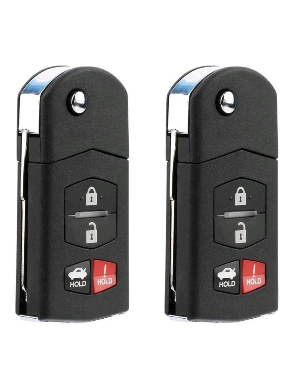 2 Replacement for Mazda 05-10 6 Sedan 06-08 MX-5 Miata 04-11 RX-8 Remote Key Fob